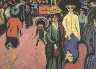 Ernst Ludwig Kirchner The Street (mk09) china oil painting image